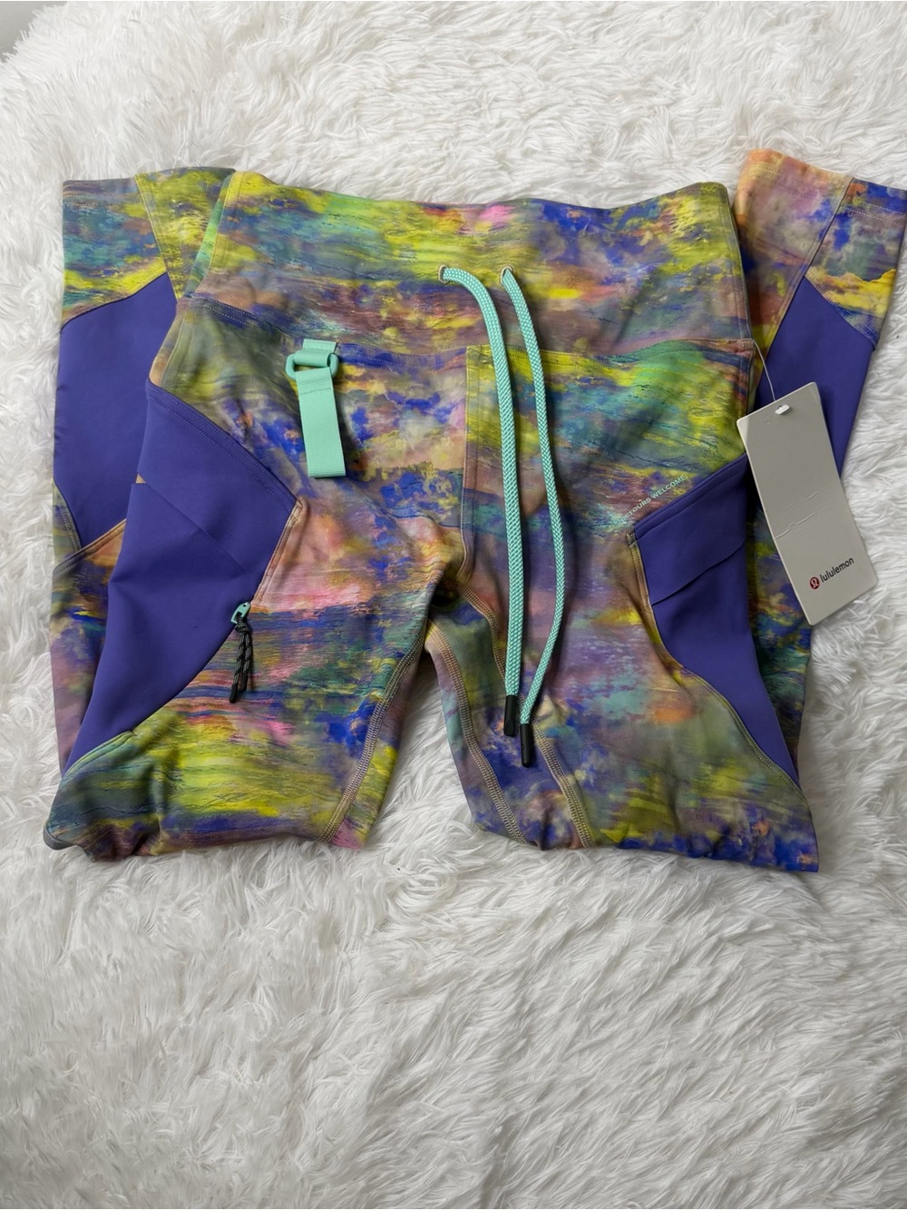 lululemon athletica Multi-Color & Purple Active Jeggings